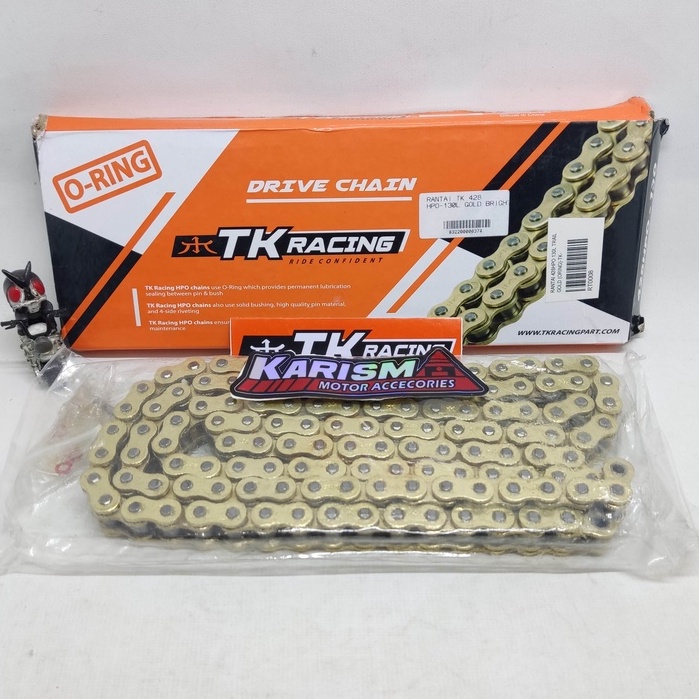 Rantai TK O-Ring 428 HPO - 130L Gold TK RACING