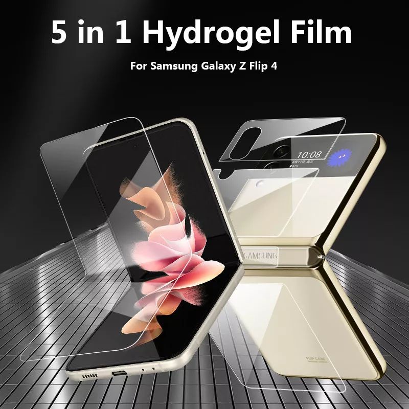 Hydrogel Samsung Galaxy Z Flip 4 Fold 3 4 5G Screen Guard Protector Anti Gores