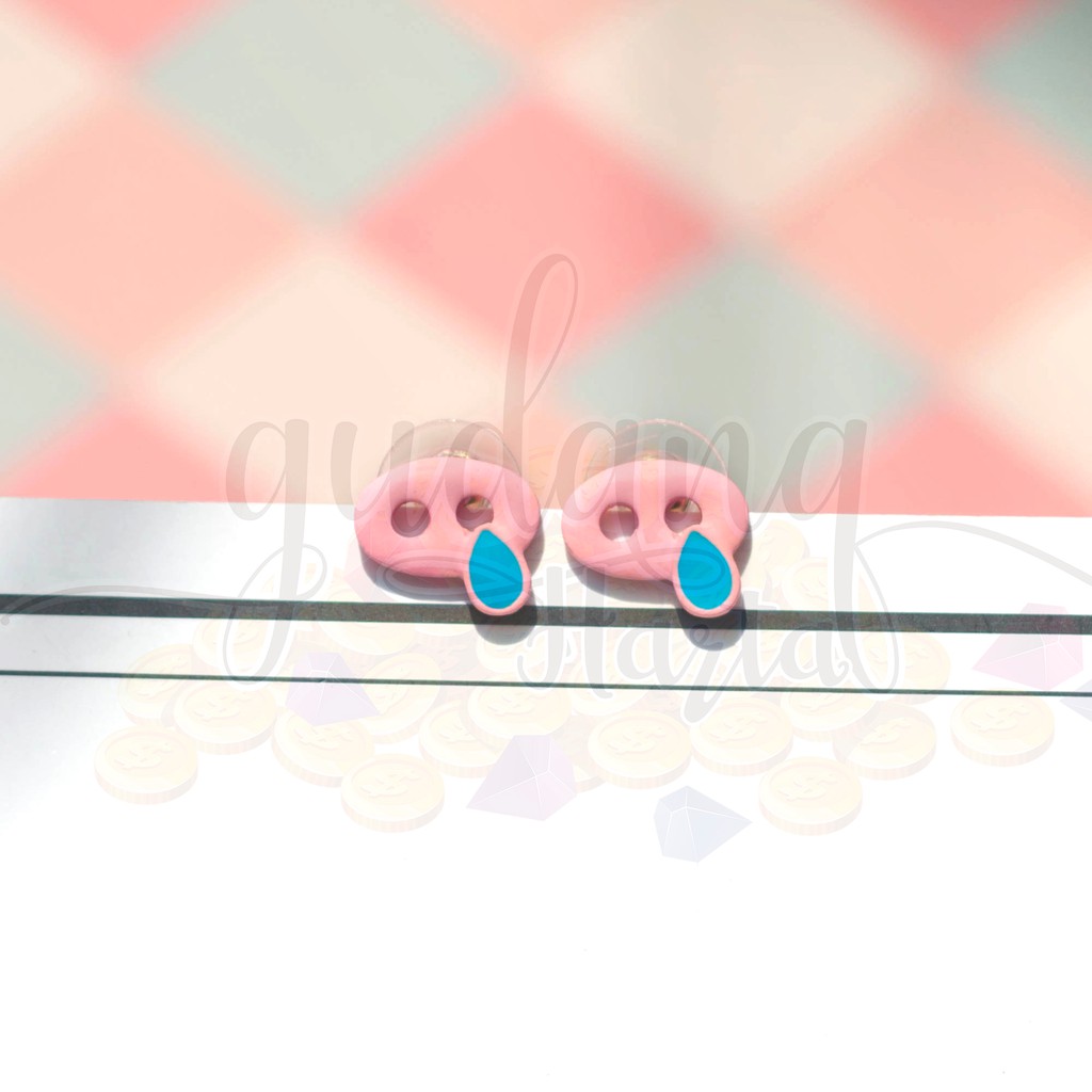 Anting Stud Hidung Babi Meler Lucu Unik Pig Nose GH 203749