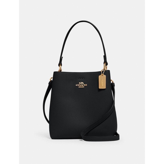 TAS COACH SMALL TOWN BUCKET BAG 100% ORIGINAL COACH black