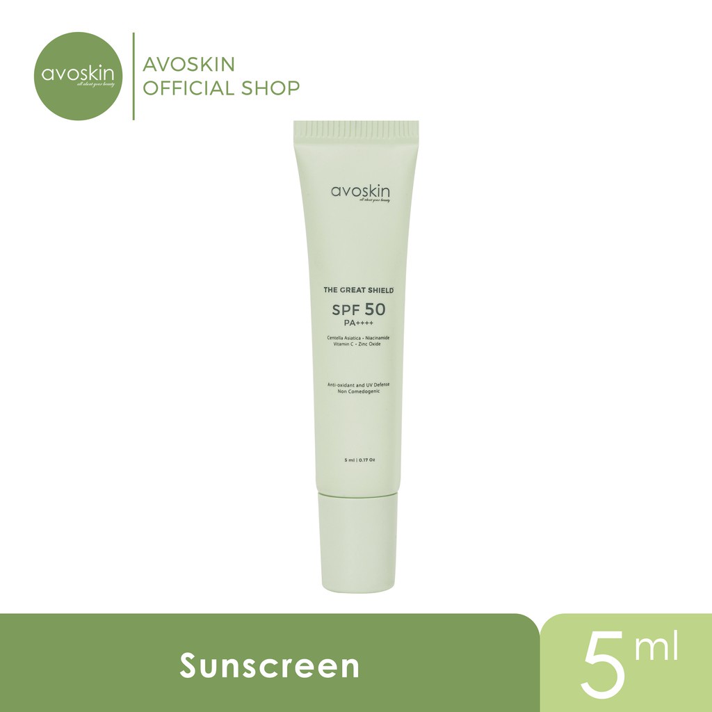 Avoskin The Great Shield Sunscreen 30ML 5ML BPOM