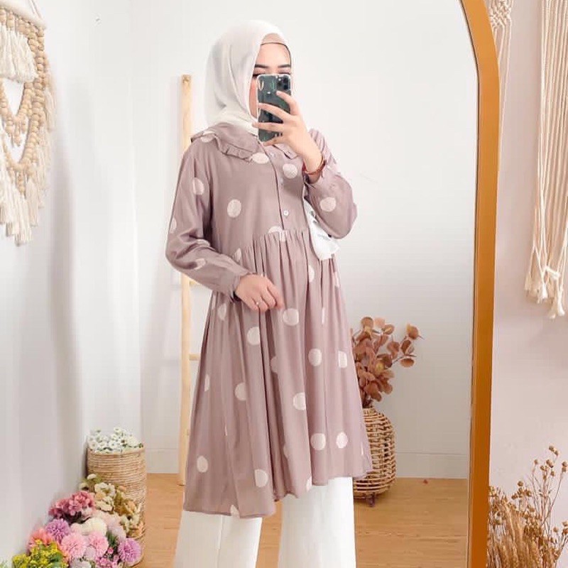 CIRCA PLUM TUNIK by Locana