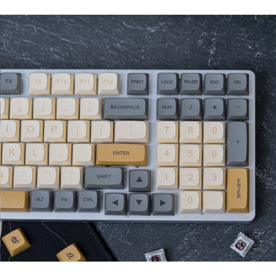 Yiqi Lights Design PBT Dye-sub Keycaps 124 set XDA Profile