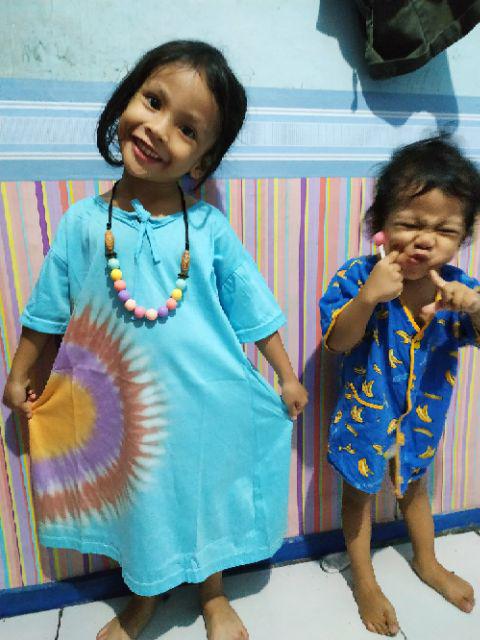 Daster Jumbo Lowo Daun Mas Baju Tidur Wanita Murah Kekinian Batik Pekalongan