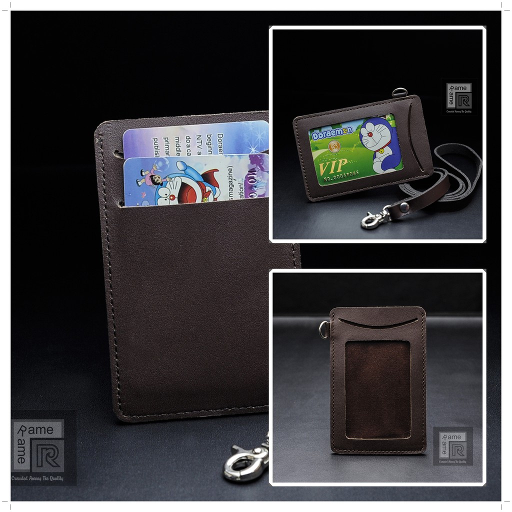 

Name Tag Id Card Holder Kulit
