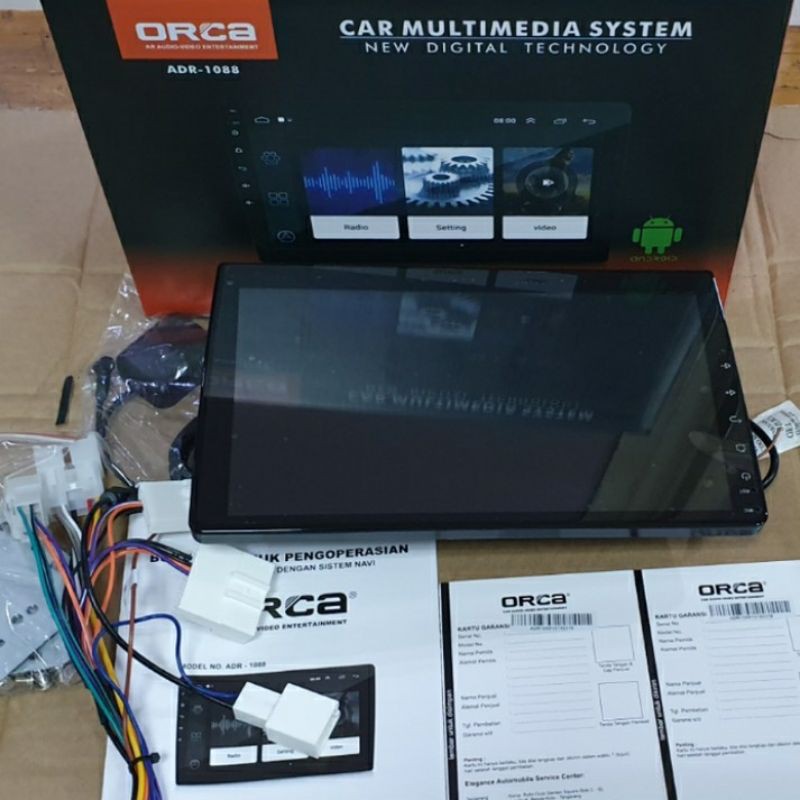 head unit android ORCA ADR9988 10"INCH universal