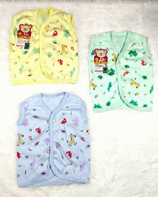 BAJU TARA BUNTUNG BIS WARNA FRINT SIZE 3-6M