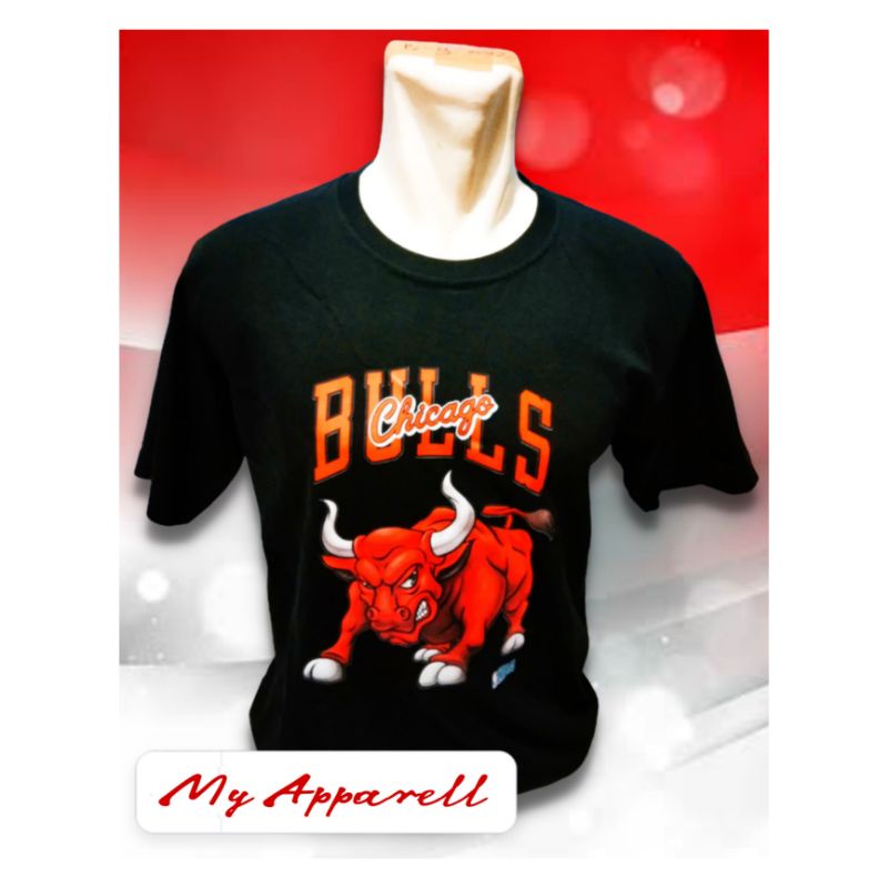 Kaos katun 20s Chicago Bulls sablon DTF