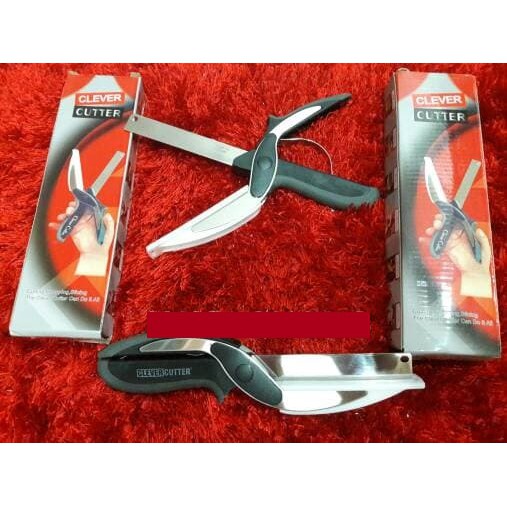 

gunting sayuran - gunting dapur serbaguna - clever cutter