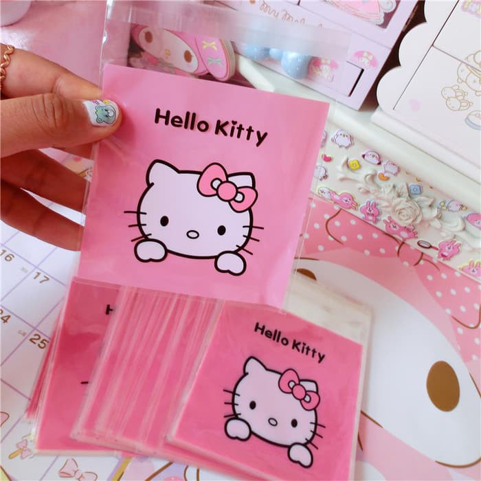 Jual PLASTIK lucu BUNGKUS KUE ROTI COOKIES KADO PLASTIK BONEKA hello kitty Murah