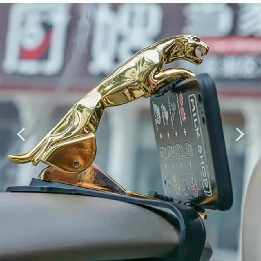 Holjag Phone Cars - Holder Handphone Jepit - Holder Handphone Leopard