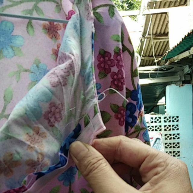 Gamis Katun Kaktus Etnik Retro Batik Rempel Jumbo Xl Busui