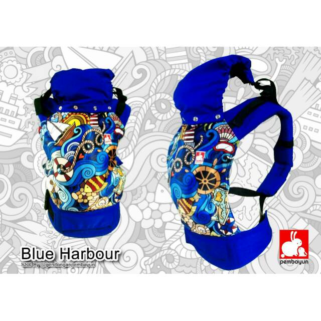 SSC Pembayun motif BLUE HARBOUR