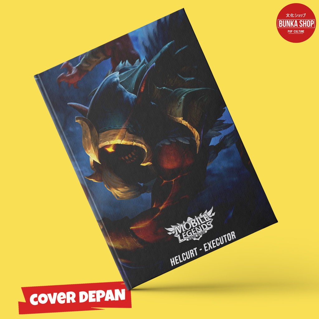 

Note Book Hardcover Game Mobile Legends Helcurt Executor Ukuran A5 Buku Tulis Catatan Murah Notebook Gift Couple