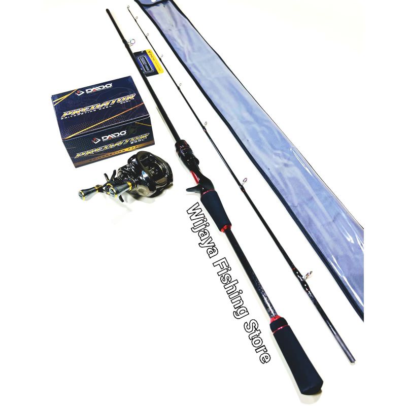 Set Joran BC Casting Oncak Lynx Cast 180 198 dan Reel Daido Predator FREE SENAR PE