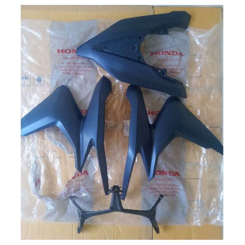 paketan full set Sayap Tameng Body depan vario 125 150 new k59 k60 2019 matte blue biru dof doff ori