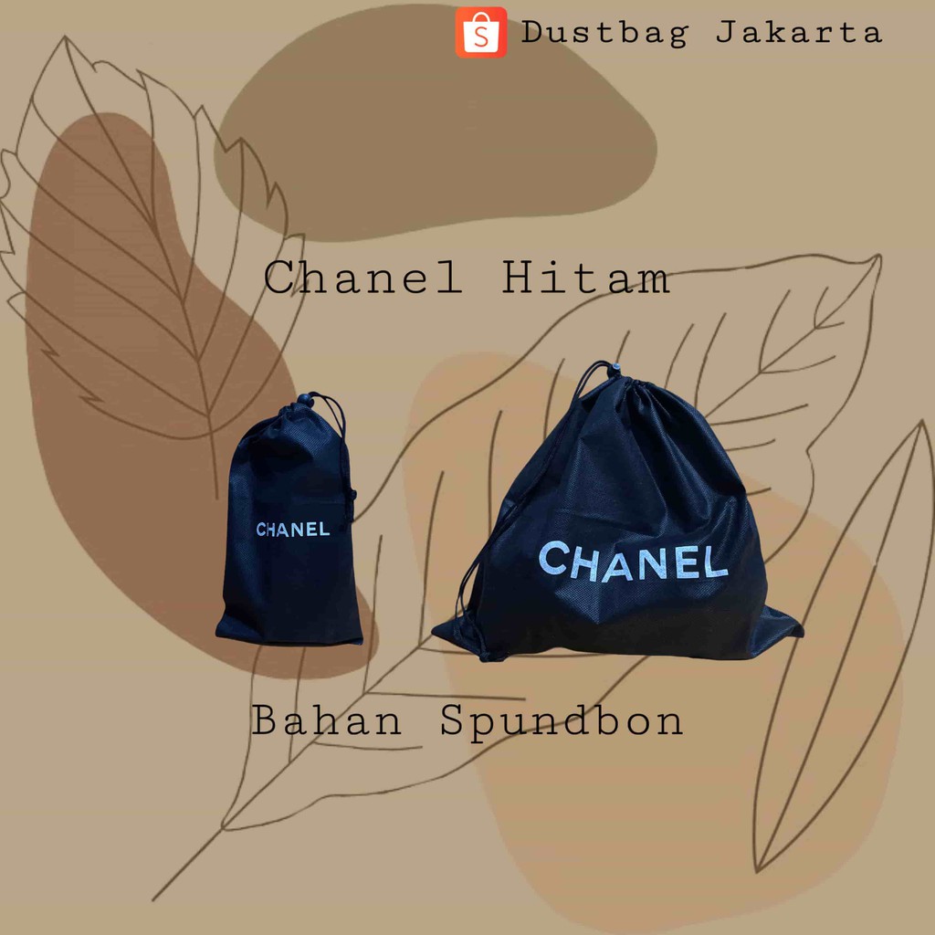 DUSTBAG CHANEL TERMURAH / DUSTBAG PENGGANTI / SARUNG TAS PELINDUNG DEBU ( READY STOCK JAKARTA )