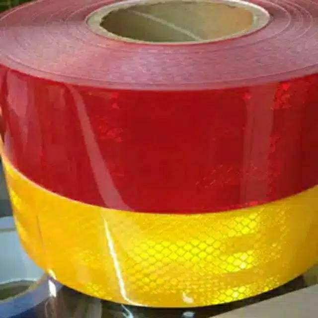 Sticker Reflector Mobil Box Uji KIR Diamond Grade Tape 5cmx45mtr