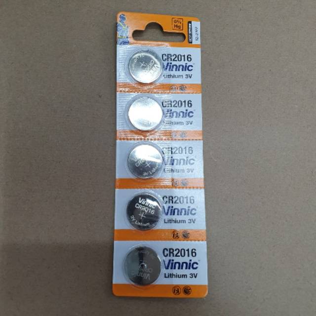 Vinnic CR 2016 Lithium Battery 3V Original Baterai Vinnic CR 2016 3V