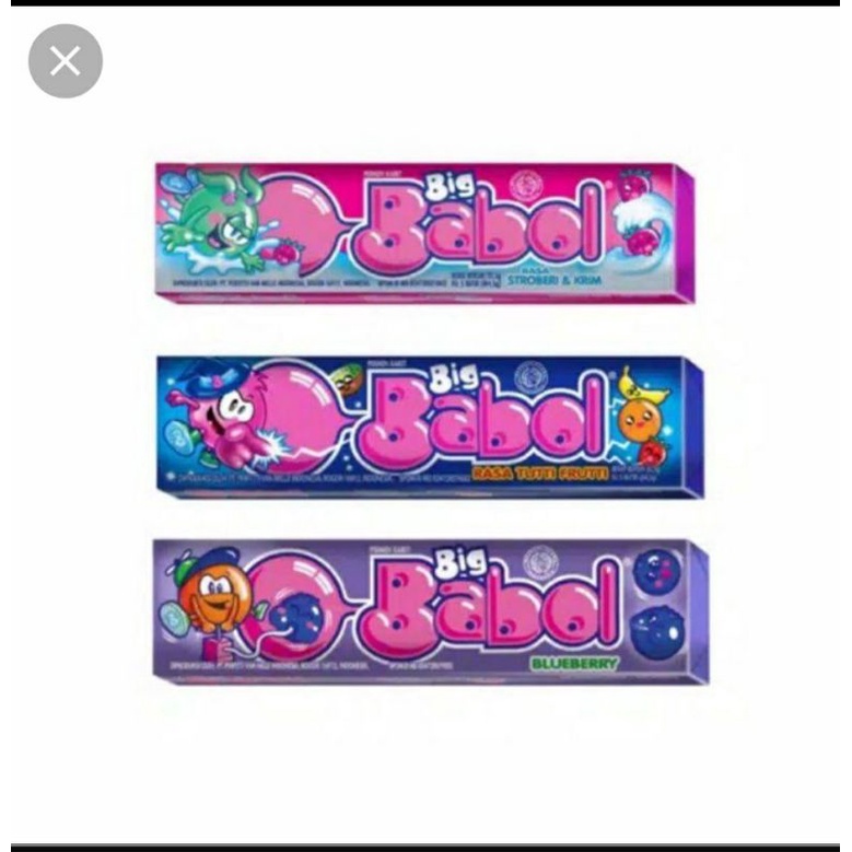 

Big babol 20 gr ( 1pack isi 12)
