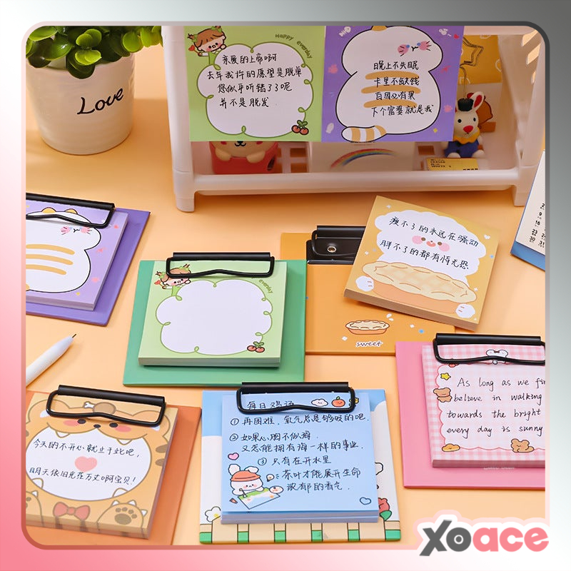 

Board Clip Sticky Notes Papan Klip Memo Karakter Lucu Unik DCA0821