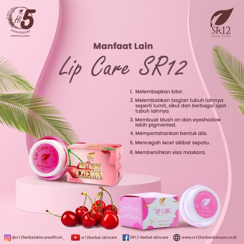 Jual LIP CARE SR12 HERBAL SKINCARE Shopee Indonesia