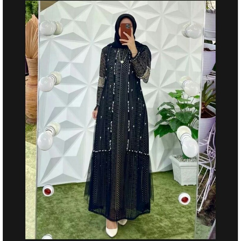 "DK"{ BISA-COD }{ TERLARIS } GAMIS GENATA PESTA KEKINIAN PREMIUM ORIGINAL BRAND // GAMIS FASHION MUS