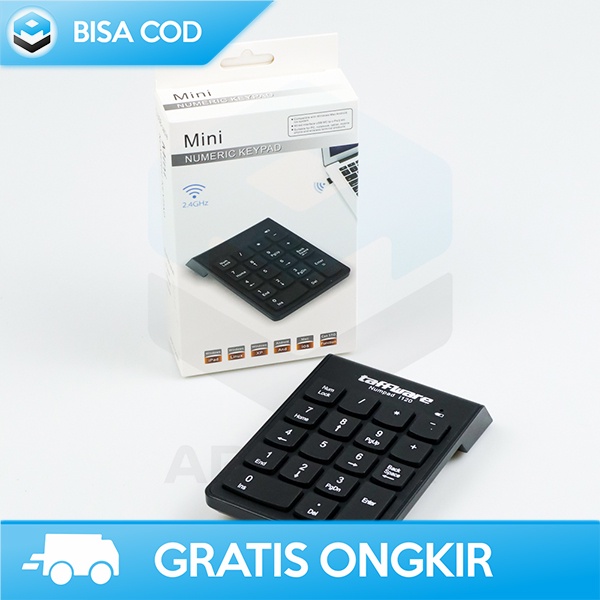 KEYPAD NUMERIC TANPA KABEL TAFFWARE 2.4 GHZ USB DONGLE 5V DC SENSOR