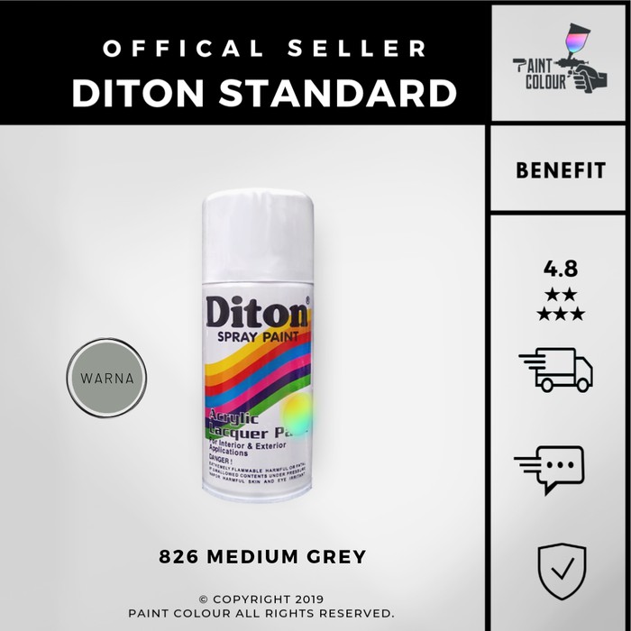 Diton 826 Medium Grey Cat Semprot