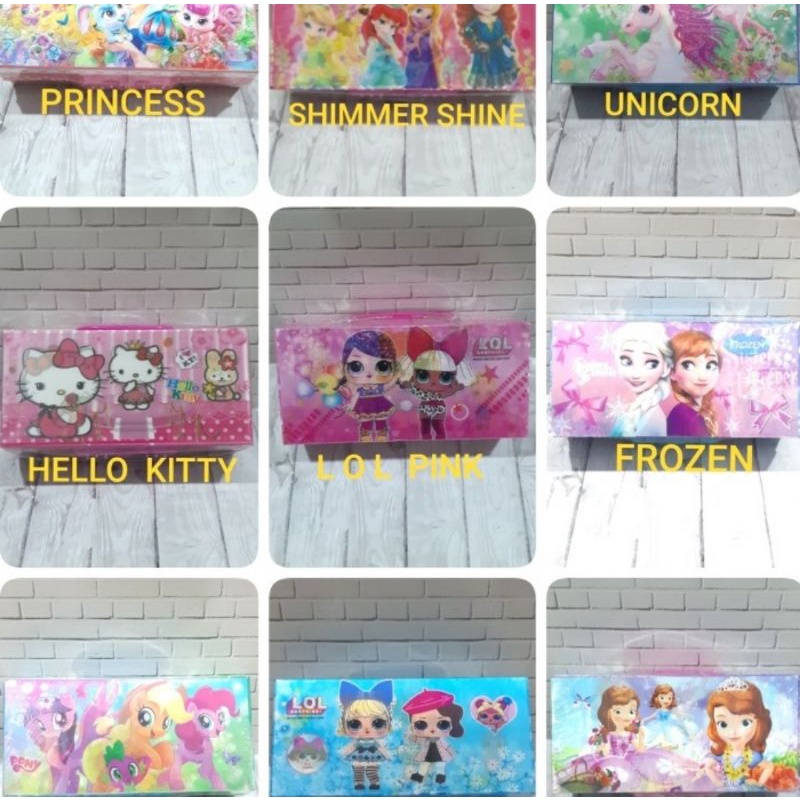 

Kotak Pensil Anak 3d Susun Motif Kartun Ada Kode Pengaman