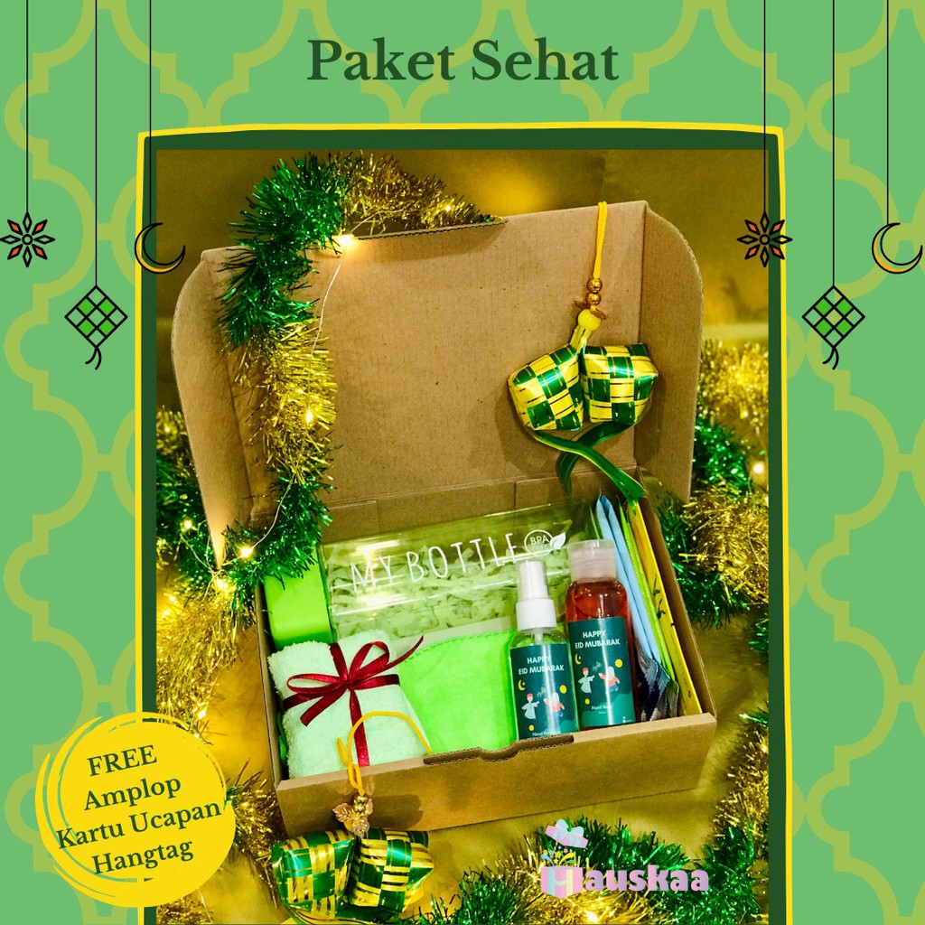 

Hampers Gift Box Bingkisan Hadiah Lebaran Idul Fitri Eid Mubarak Paket Sehat