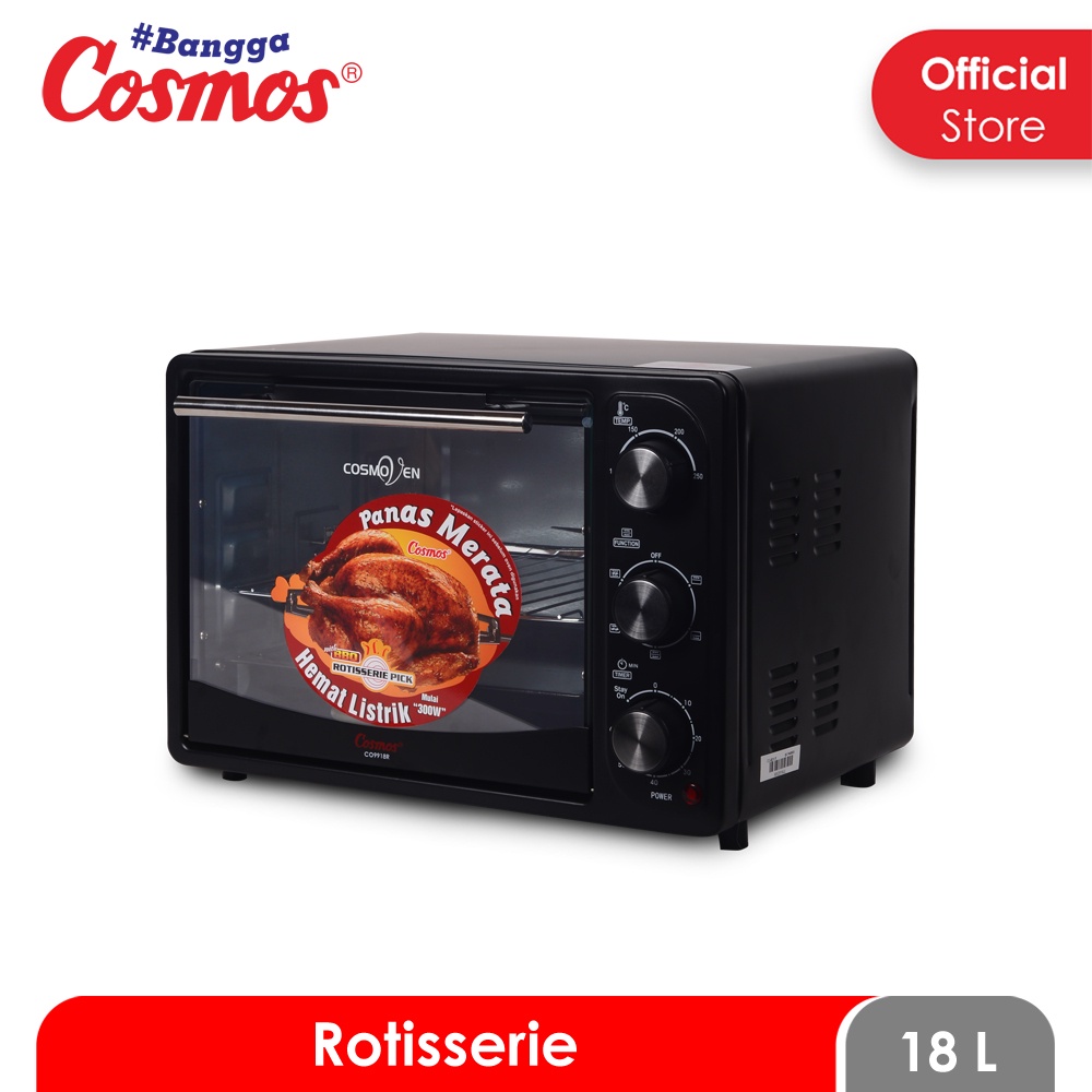 Jual Cosmos Oven Listrik 18 Liter CO-9918 Indonesia|Shopee Indonesia