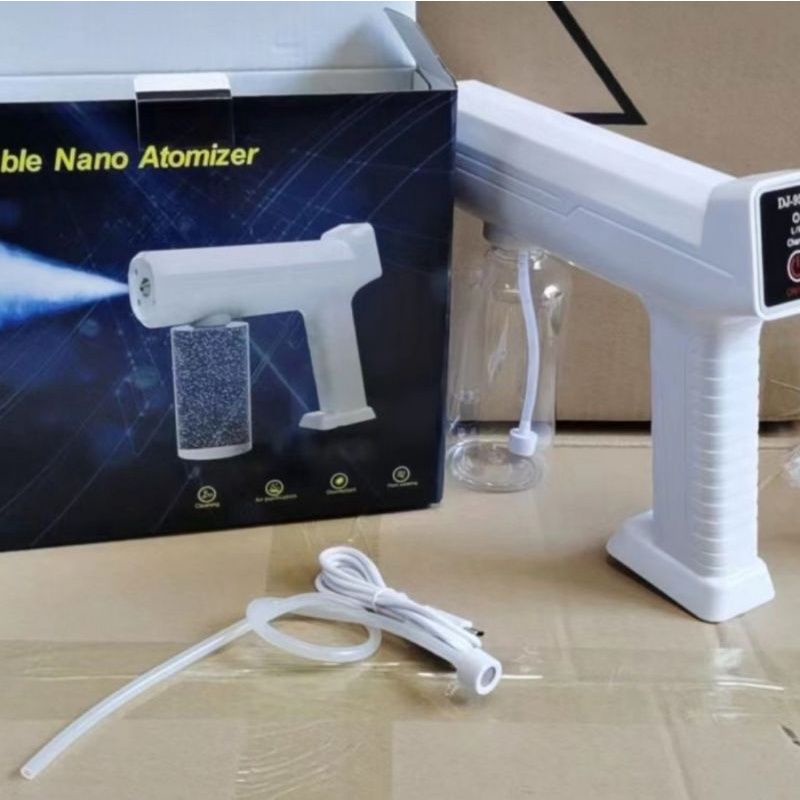 Portable Nano Spray Gun Disinfectant Wireless Alkhol Semprotan Disinfectanf Steam Gun Fog Fogging