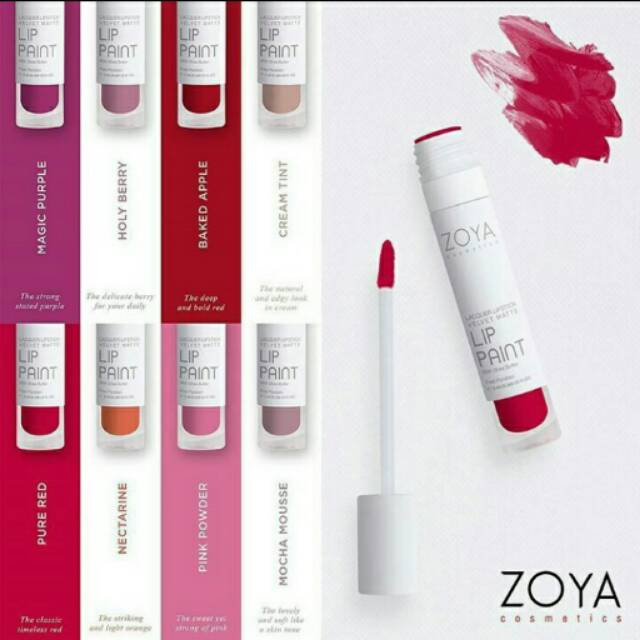 Lip paint by zoya cosmetic
