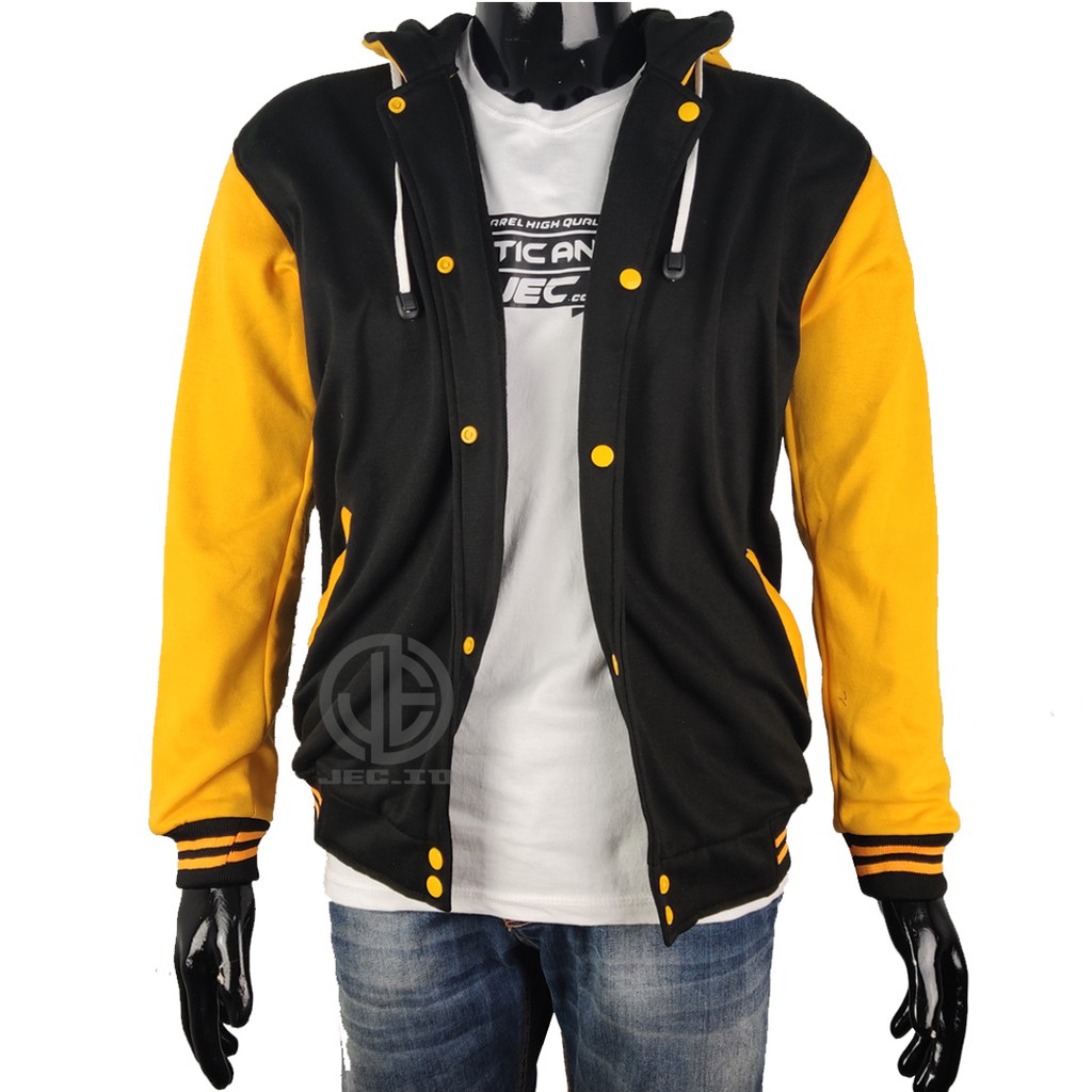 Jaket Baseball Hoodie Varsity Jec Full Premium | Fleece | Jaket Olahraga | Switer | Sweater Polos