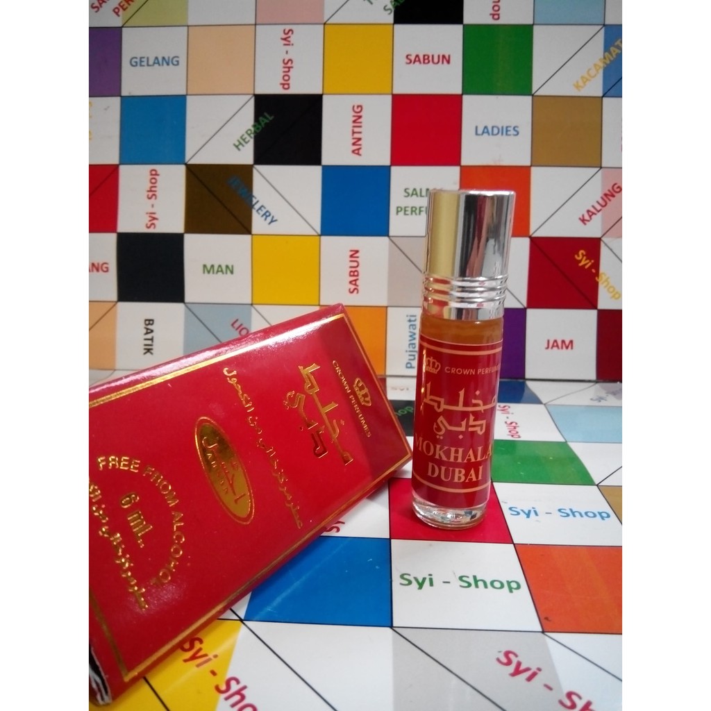 Parfum MOKHALAT DUBAI Non Alkohol Roll On 6 ml