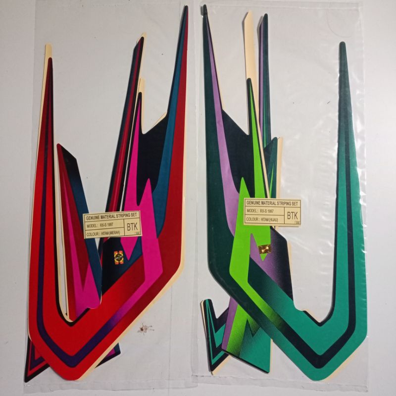 striping sticker Yamaha RXS RX S spesial 1997