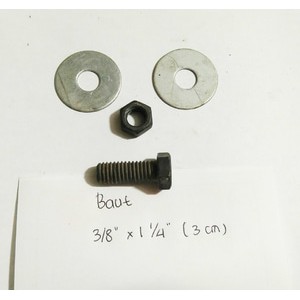 Baut Baja / Baut Mur Ring / Baut Drat Kasar 3/8"x 1 1/4"