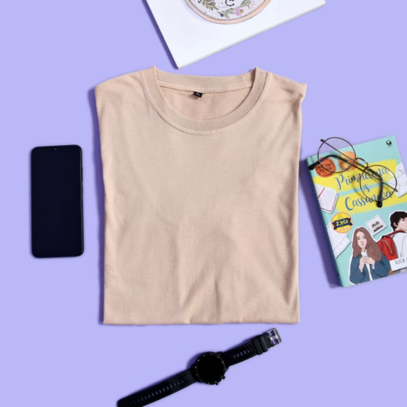 Kaos Polos - Cream
