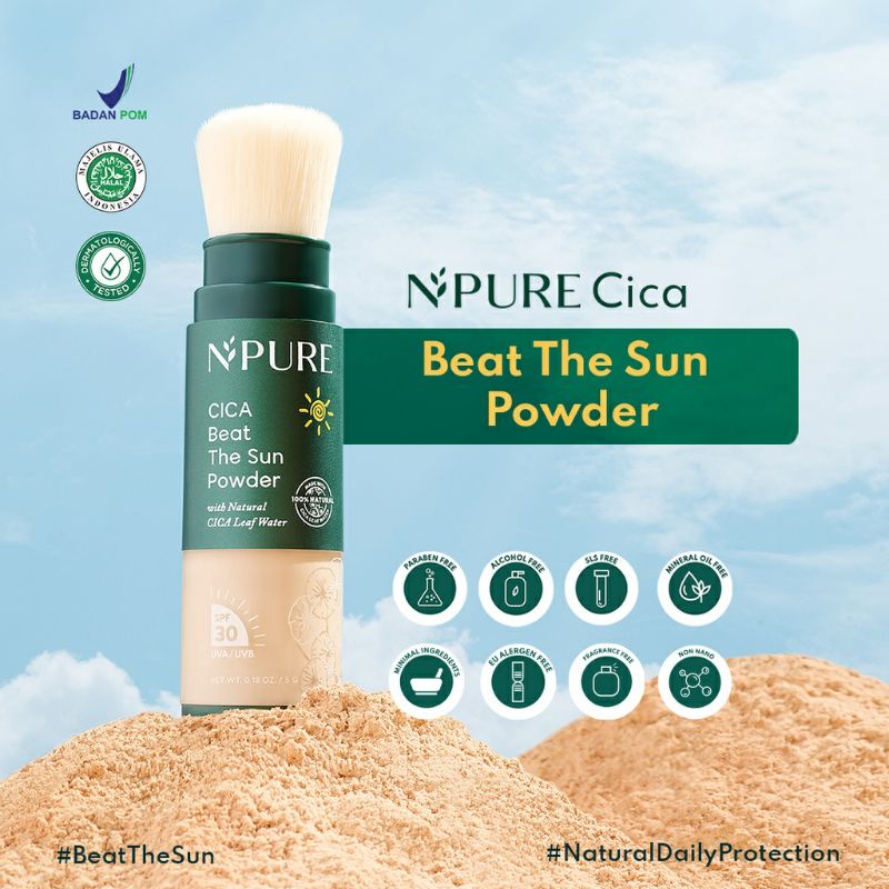 NPURE Cica Beat The Sun Powder SPF 35 UVA/UVB Sunscreen