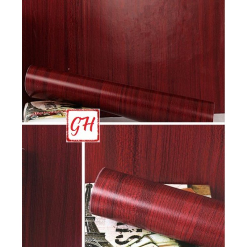 PAKET 5 ROLL Wallpaper Dinding Wallstiker Wallpaper MOTIF KAYU TERBARU