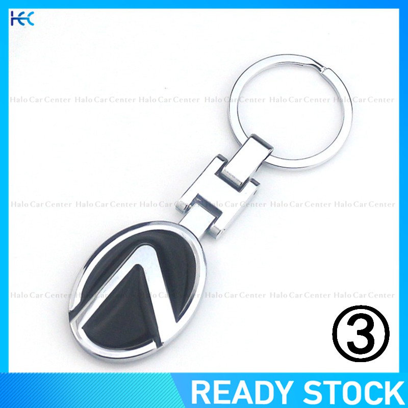 【Ready Stock】Alloy Metal Logo Motorcycle Keychain Car keychain SET for LEXUS