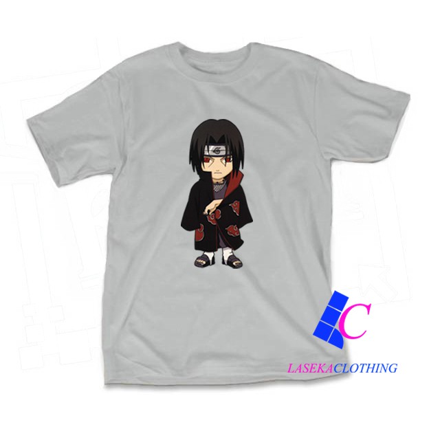 Kaos Distro Baju Murah Anime Naruto ITACHI Uchiha Chibi T-shirts Murah