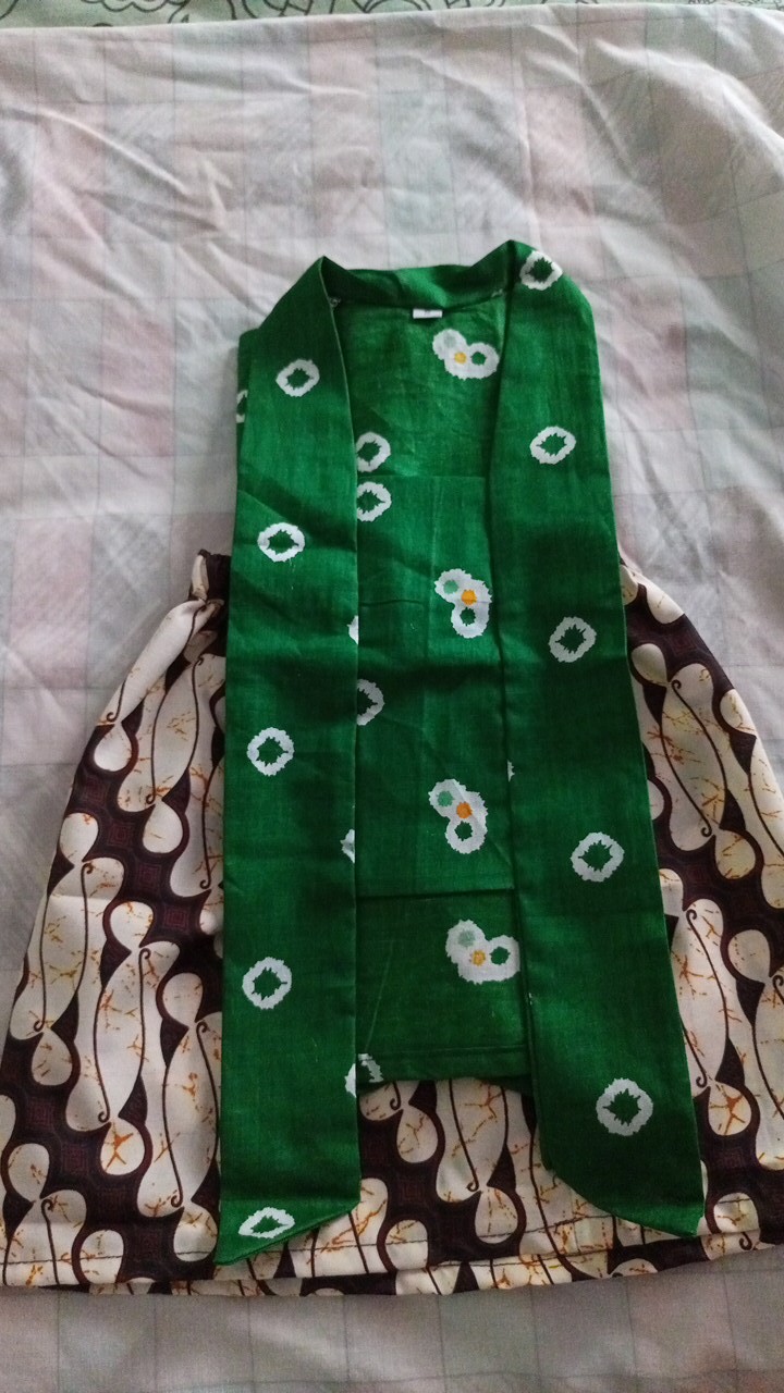 Kebaya Jumputan Katun Batik | Setelan Kebaya Anak Bahan Jumputan Katun Batik | Jumputan Katun Batik