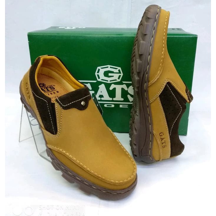 Sepatu kulit casual GATS TO 2205 TAN. ORIGINAL by gats