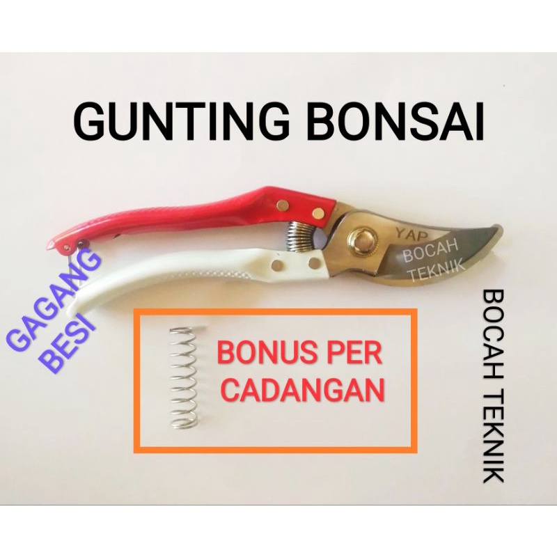 GUNTING BONSAI - gunting / pemotong dahan / ranting pohon