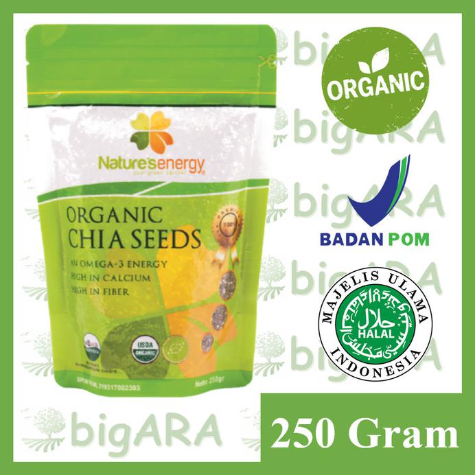 

NATURE'S ENERGY CHIA SEEDS 250GR NATURE NATURES CHIA SEED 250G 250