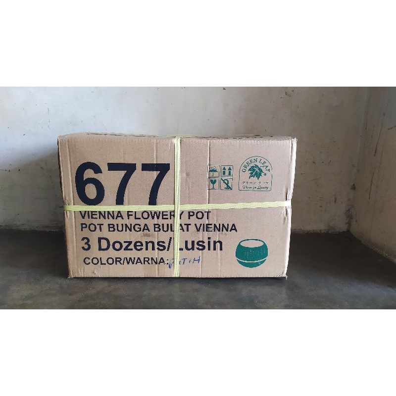 POT BOLA VIENNA 677 POT BULAT VIENNA 677 GREEN LEAF ISI 36 POT