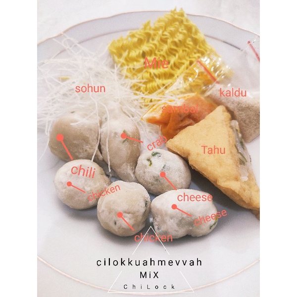 

cilok kuah mevvah isi Mix