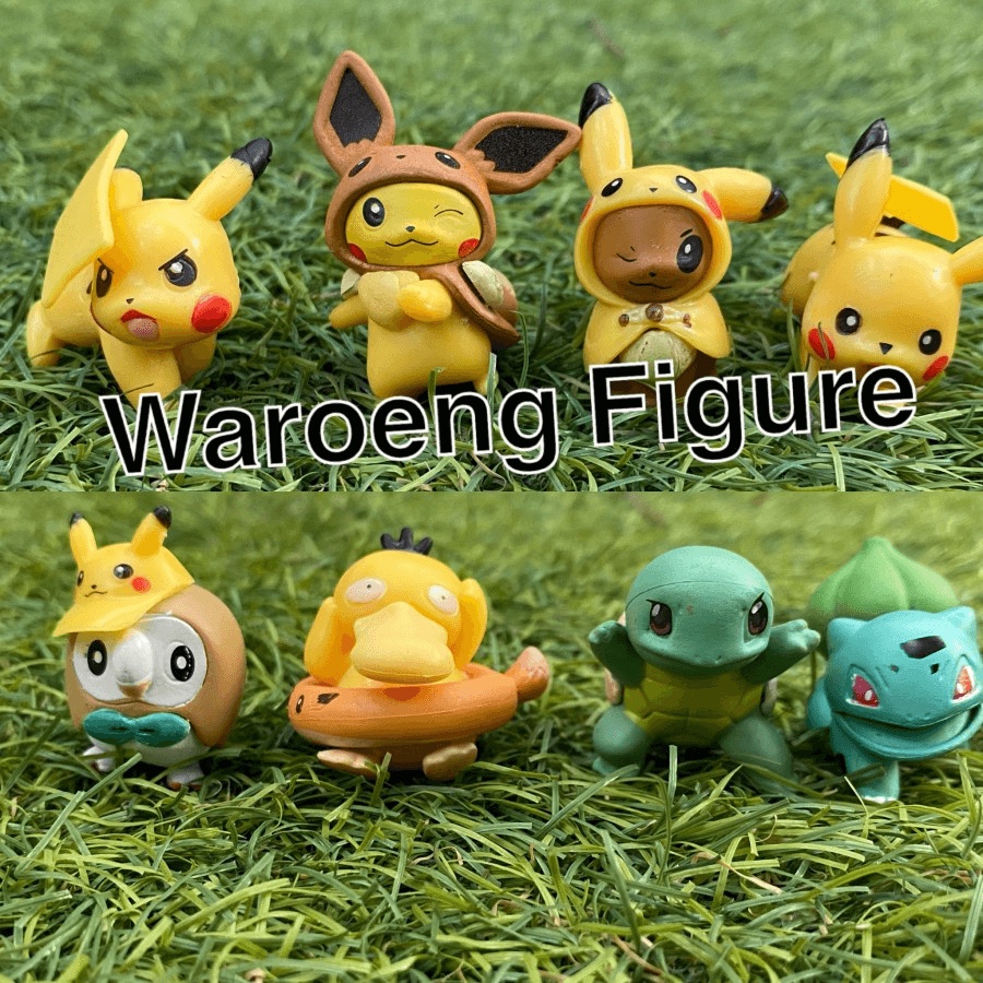 Jual Figure Pokemon Pikachu / Mainan Pokemon Set 8 / Topper Cake ...